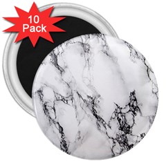 Marble Pattern 3  Magnets (10 Pack) 