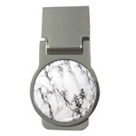 Marble Pattern Money Clips (Round)  Front