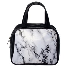 Marble Pattern Classic Handbags (one Side) by BangZart