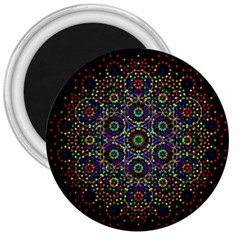 The Flower Of Life 3  Magnets by BangZart