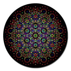 The Flower Of Life Magnet 5  (round)