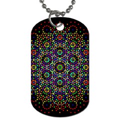 The Flower Of Life Dog Tag (one Side) by BangZart