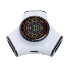 The Flower Of Life 3-port Usb Hub by BangZart