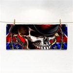 Confederate Flag Usa America United States Csa Civil War Rebel Dixie Military Poster Skull Cosmetic Storage Cases Front