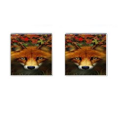 Fox Cufflinks (square) by BangZart