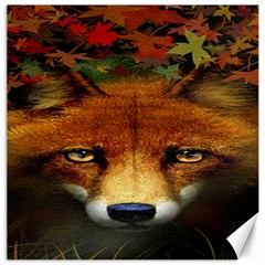 Fox Canvas 16  X 16   by BangZart