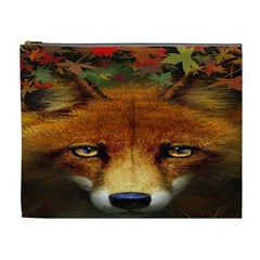 Fox Cosmetic Bag (xl) by BangZart