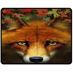 Fox Fleece Blanket (medium)  by BangZart