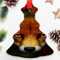 Fox Christmas Tree Ornament (two Sides) by BangZart