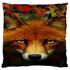 Fox Large Cushion Case (one Side) by BangZart