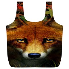 Fox Full Print Recycle Bags (l)  by BangZart