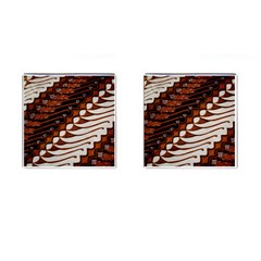 Traditional Batik Sarong Cufflinks (square) by BangZart