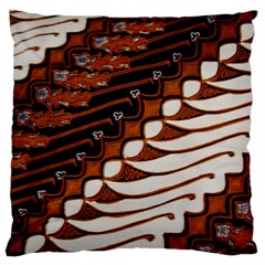 Traditional Batik Sarong Large Cushion Case (one Side) by BangZart