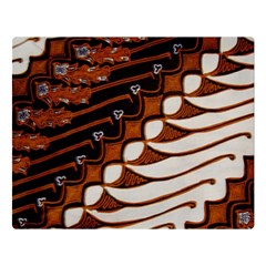 Traditional Batik Sarong Double Sided Flano Blanket (large)  by BangZart