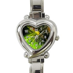 Electronics Machine Technology Circuit Electronic Computer Technics Detail Psychedelic Abstract Patt Heart Italian Charm Watch by BangZart