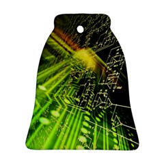 Electronics Machine Technology Circuit Electronic Computer Technics Detail Psychedelic Abstract Patt Ornament (bell) by BangZart