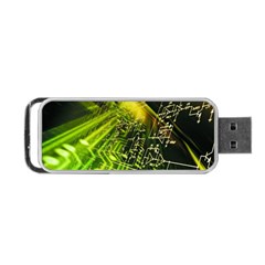 Electronics Machine Technology Circuit Electronic Computer Technics Detail Psychedelic Abstract Patt Portable Usb Flash (two Sides) by BangZart