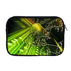 Electronics Machine Technology Circuit Electronic Computer Technics Detail Psychedelic Abstract Patt Apple Macbook Pro 17  Zipper Case by BangZart