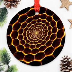 Honeycomb Art Ornament (round) by BangZart