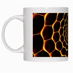 Honeycomb Art White Mugs by BangZart