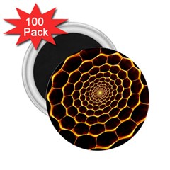 Honeycomb Art 2 25  Magnets (100 Pack)  by BangZart