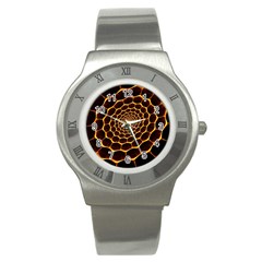 Honeycomb Art Stainless Steel Watch by BangZart