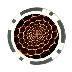 Honeycomb Art Poker Chip Card Guard (10 Pack) by BangZart