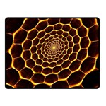 Honeycomb Art Fleece Blanket (Small) 50 x40  Blanket Front