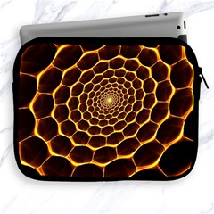 Honeycomb Art Apple Ipad 2/3/4 Zipper Cases by BangZart