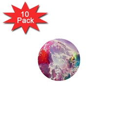 Clouds Multicolor Fantasy Art Skies 1  Mini Buttons (10 Pack)  by BangZart