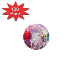 Clouds Multicolor Fantasy Art Skies 1  Mini Magnets (100 Pack) 