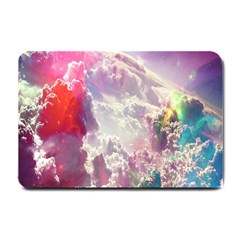 Clouds Multicolor Fantasy Art Skies Small Doormat  by BangZart