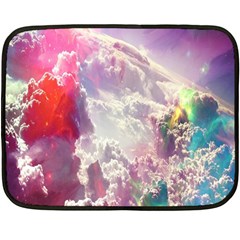 Clouds Multicolor Fantasy Art Skies Fleece Blanket (mini) by BangZart