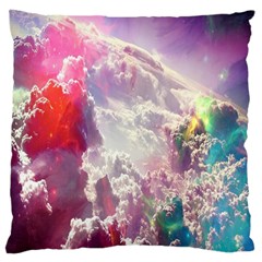 Clouds Multicolor Fantasy Art Skies Large Cushion Case (one Side) by BangZart