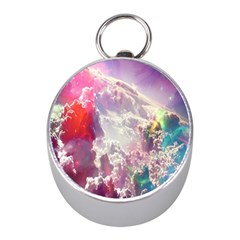 Clouds Multicolor Fantasy Art Skies Mini Silver Compasses by BangZart