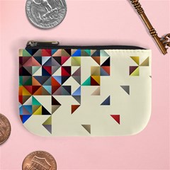 Retro Pattern Of Geometric Shapes Mini Coin Purses by BangZart