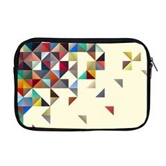 Retro Pattern Of Geometric Shapes Apple Macbook Pro 17  Zipper Case