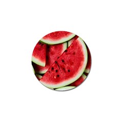 Fresh Watermelon Slices Texture Golf Ball Marker (10 Pack) by BangZart