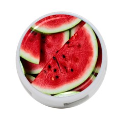 Fresh Watermelon Slices Texture 4-port Usb Hub (one Side) by BangZart