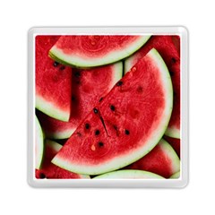 Fresh Watermelon Slices Texture Memory Card Reader (square)  by BangZart