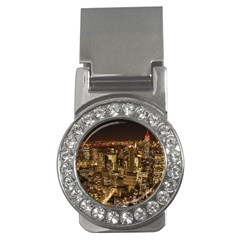 New York City At Night Future City Night Money Clips (cz)  by BangZart