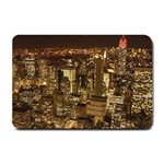 New York City At Night Future City Night Small Doormat  24 x16  Door Mat