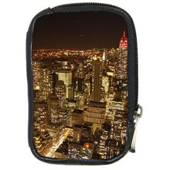 New York City At Night Future City Night Compact Camera Cases by BangZart