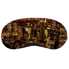 New York City At Night Future City Night Sleeping Masks by BangZart