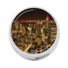 New York City At Night Future City Night 4-port Usb Hub (two Sides)  by BangZart