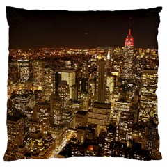 New York City At Night Future City Night Standard Flano Cushion Case (one Side) by BangZart