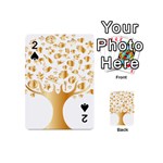 Abstract Book Floral Food Icons Playing Cards 54 (Mini)  Front - Spade2