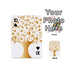 Abstract Book Floral Food Icons Playing Cards 54 (Mini)  Front - Spade10