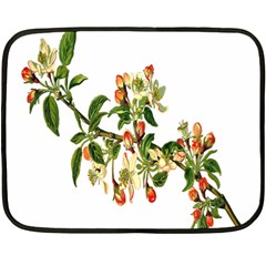 Apple Branch Deciduous Fruit Fleece Blanket (mini) by Nexatart