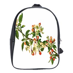 Apple Branch Deciduous Fruit School Bags(large)  by Nexatart